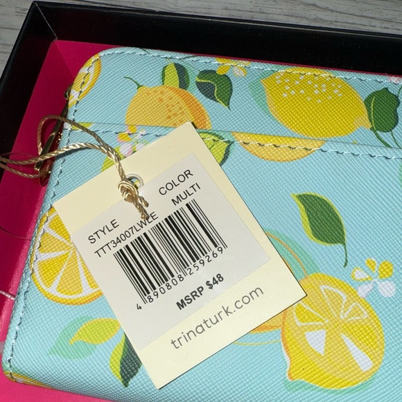 Trina Turk Lemon Wallet NWT - Picture 2 of 3